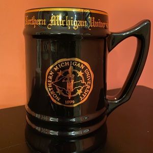 Black Northern Michigan University beer stein W C Bunting Co.